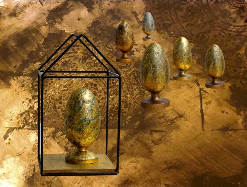 Autorska oslikana jaja Zlatna jezgra